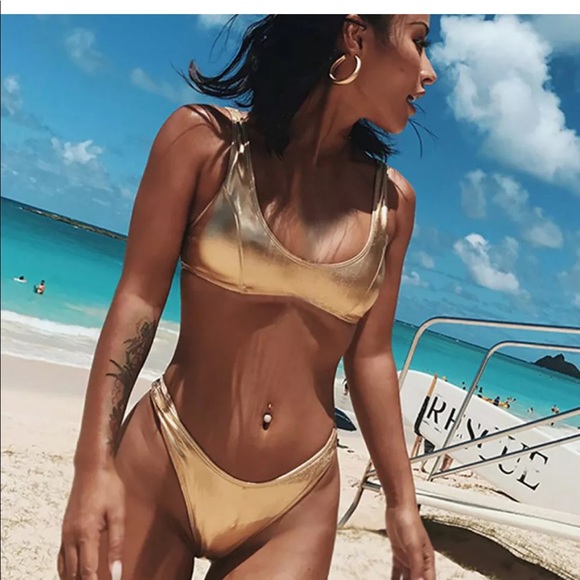 Other - Push up cheeky metallic bikini